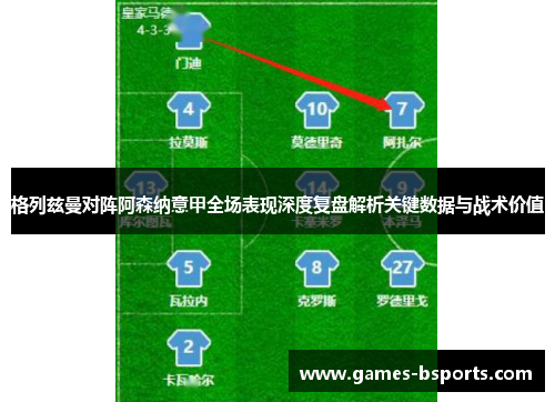 格列兹曼对阵阿森纳意甲全场表现深度复盘解析关键数据与战术价值